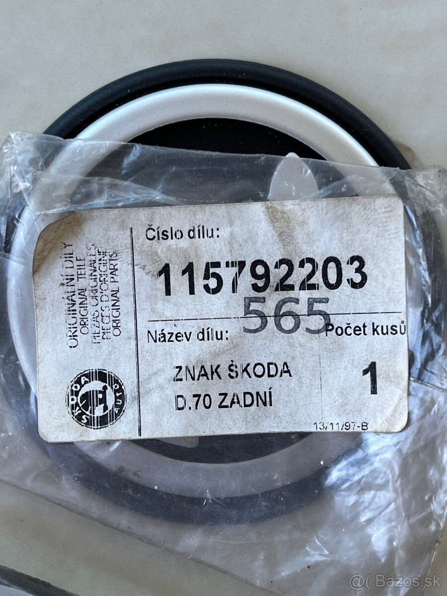 Znak škoda ORIGINÁL NOVÉ - 2