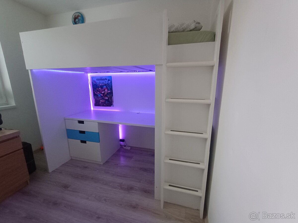 Vysoká detská posteľ IKEA STUVA - 2