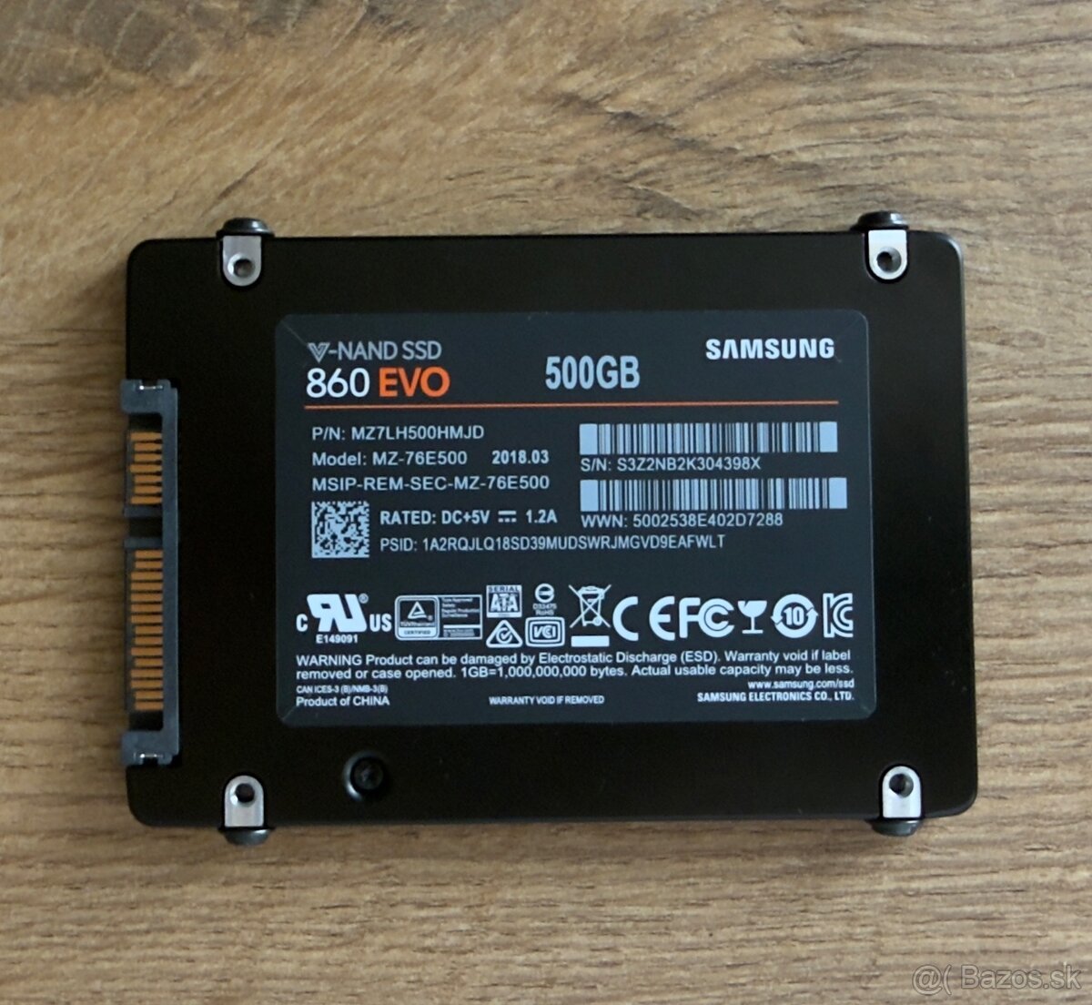 Samsung 860 Evo 500GB SSD - 2