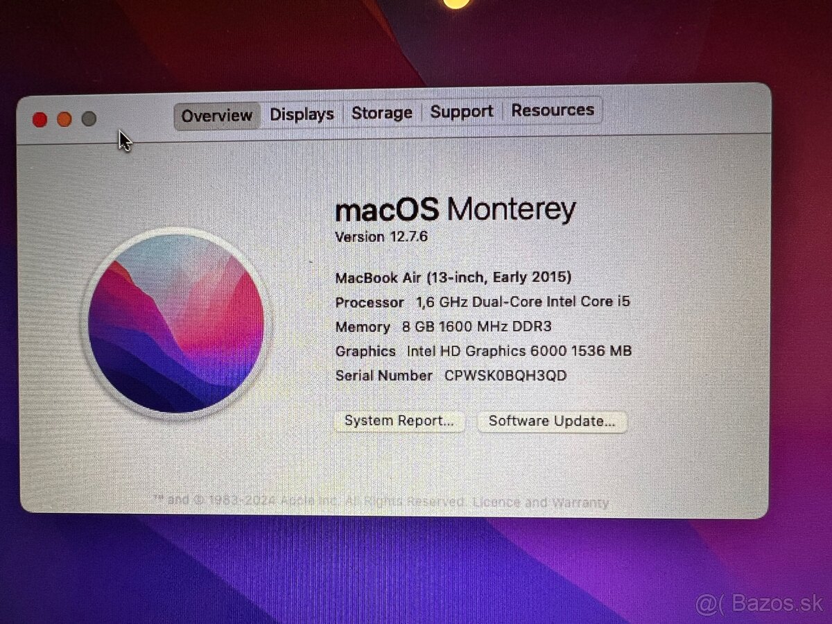 Apple MacBook Air 13" M1 (2015) - 2