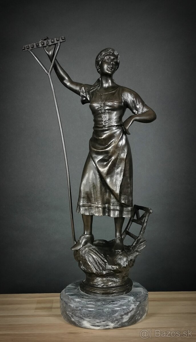 Párové bronzové sochy - 2