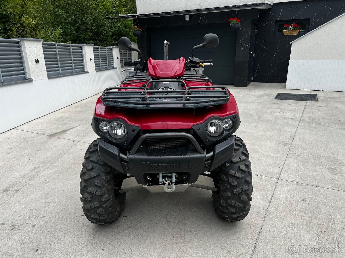 Kawasaki Brute Force 750+Výklopný Vozík+Radlica na sneh - 2