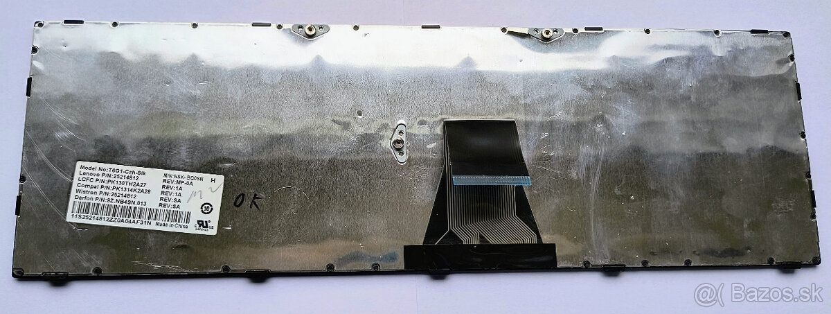 Klávesnica Lenovo T6G1 CZ/SK - 2