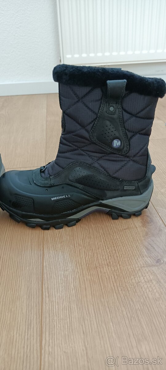 Zimné čižmy Merrell čierne- dámske veľkosť 38 - 2