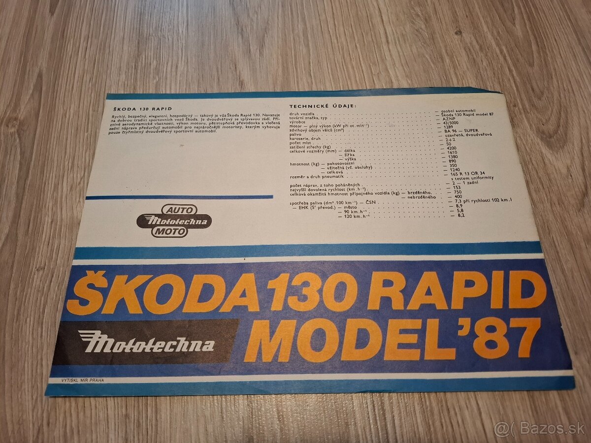 Prospekt Škoda Rapid 130 - 2