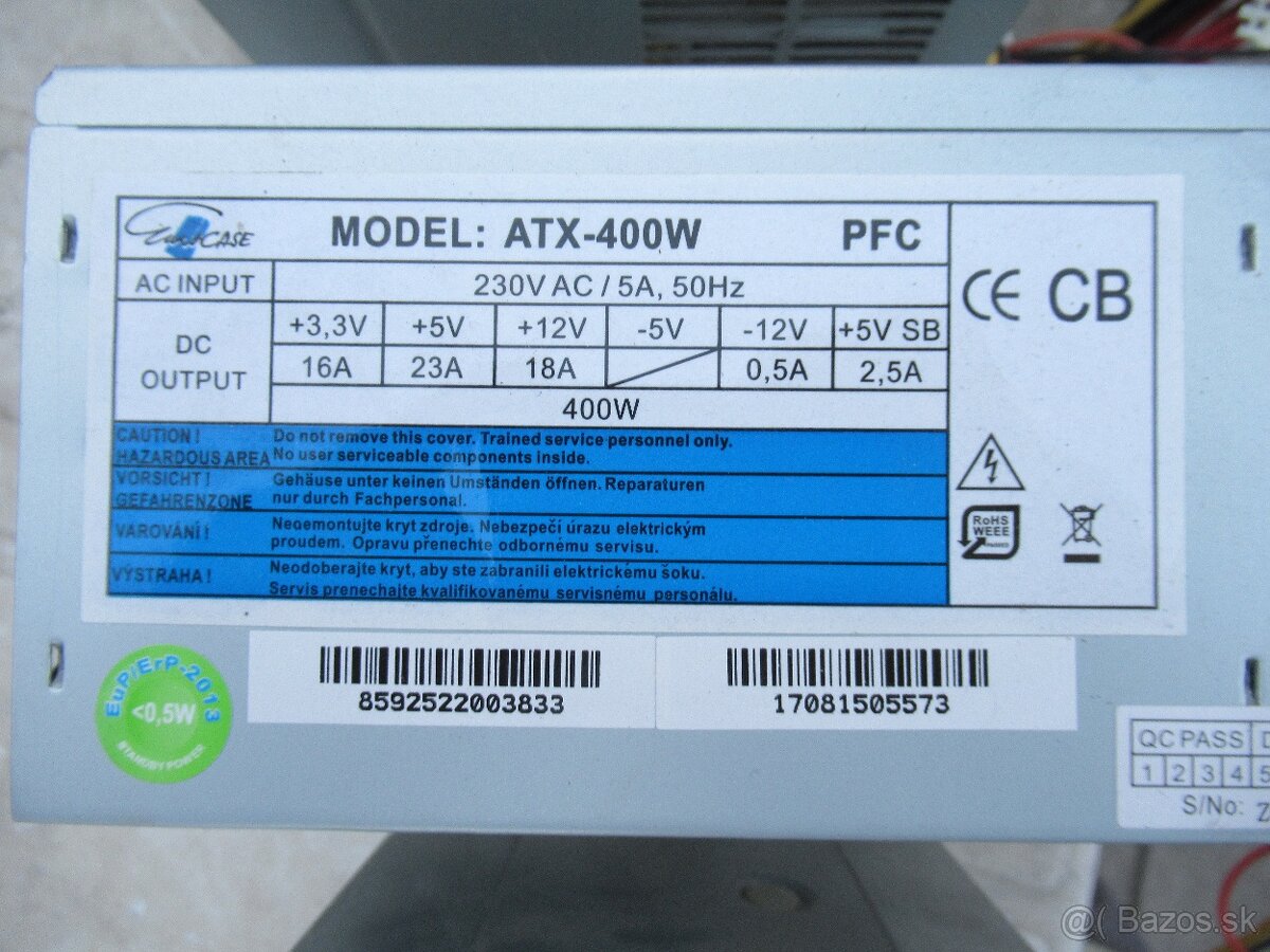 ponúkam 3 zdroje z použitých PC - 2