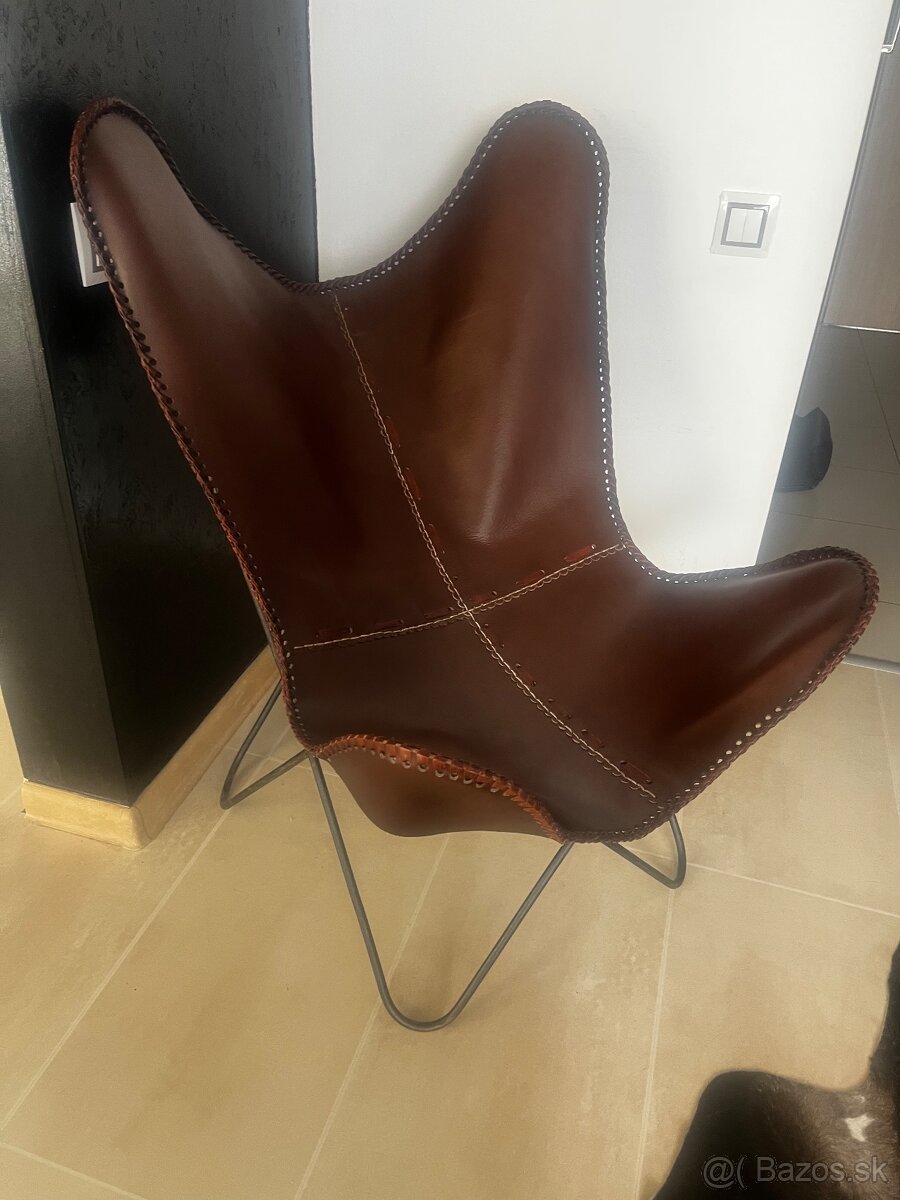 Dizajnove kozene kreslo - 2