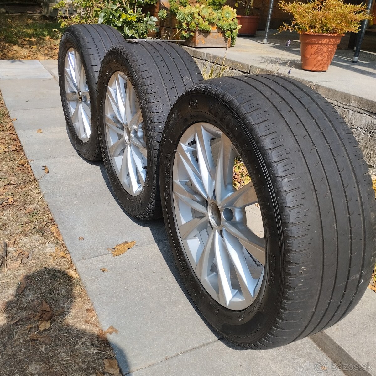 Predám elektróny + pneu R17 235/55 - 3 ks vhodné ako rezerv - 2