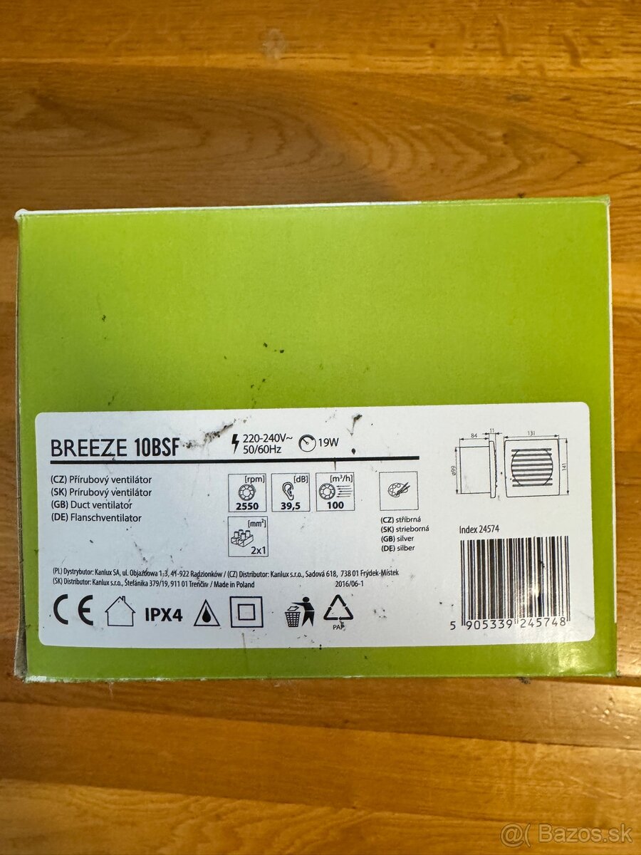 Interiérový odsávací ventilátor - 2 ks - 2