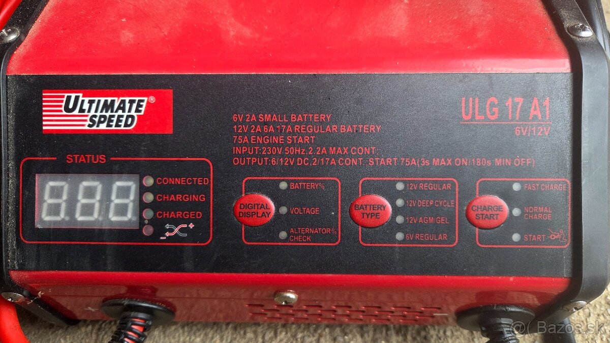 Nabíjačka autobaterii. - 2