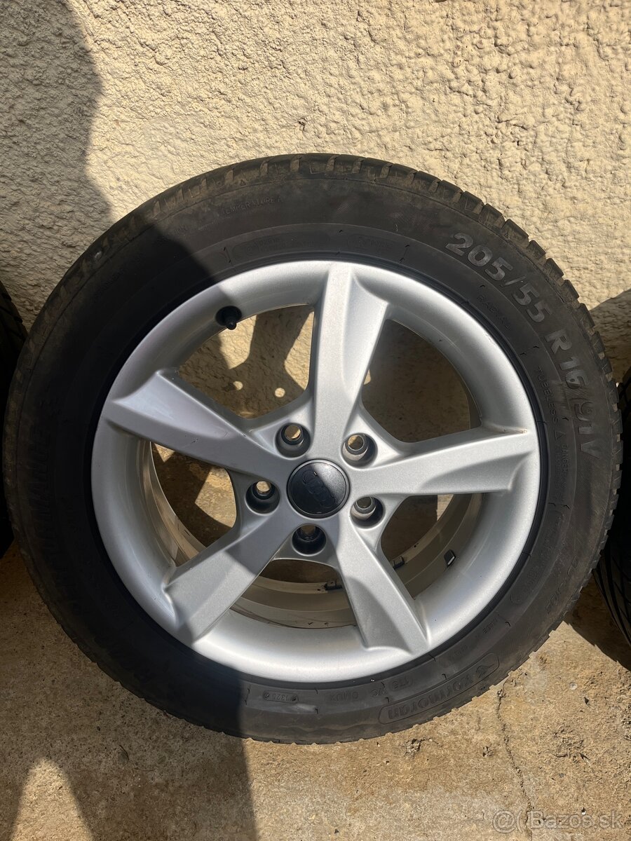Predám hliníkové disky R16 5x112 Audi - 2