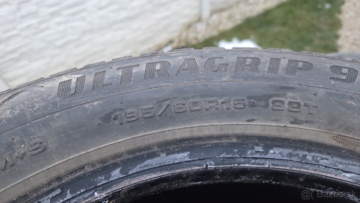 Predam zimné pneumatiky 195/60 r15 - 2
