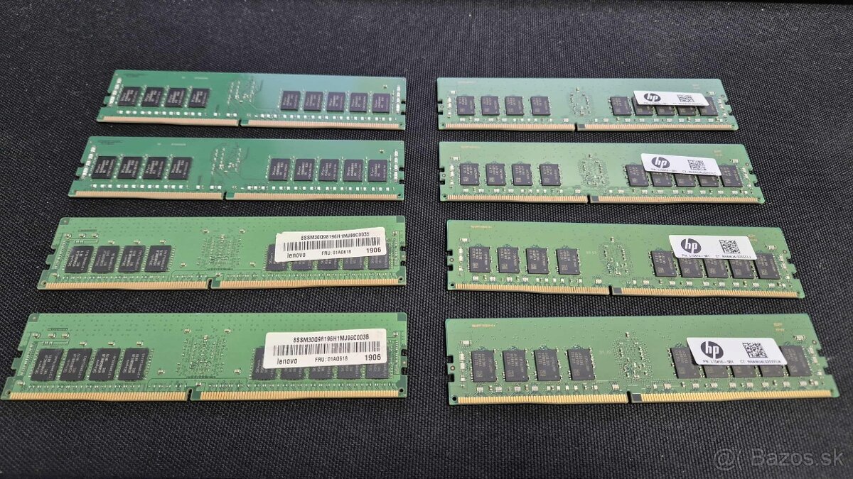 Predám serverové pamäte RAM DDR4 ECC REG (RDIMM) - 2
