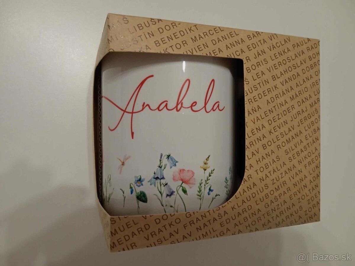 NOVÝ KERAMICKÝ HRNČEK v KRABIČKE pre ANABELU...len za 4€ - 2