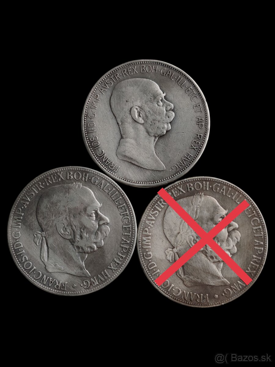 5 Corona 1900 Bz a 1908 Bz - 2