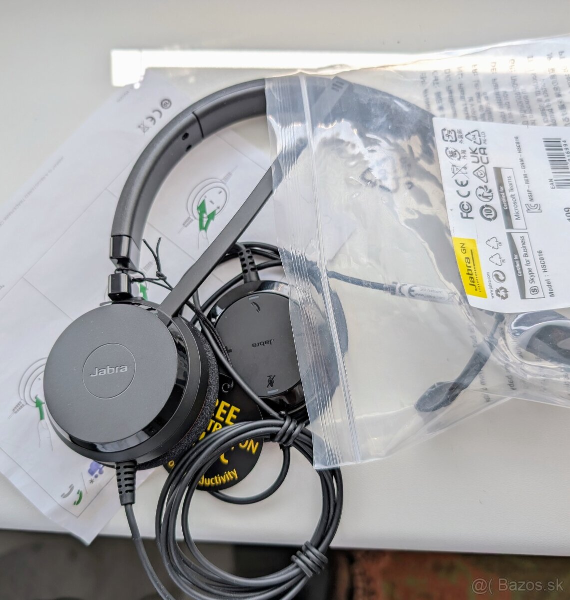 Jabra Evolve 20 MS Mono. Nové - 2
