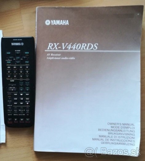 Yamaha RX-V440RDS 6.1AV receiver, DO, návod - 2