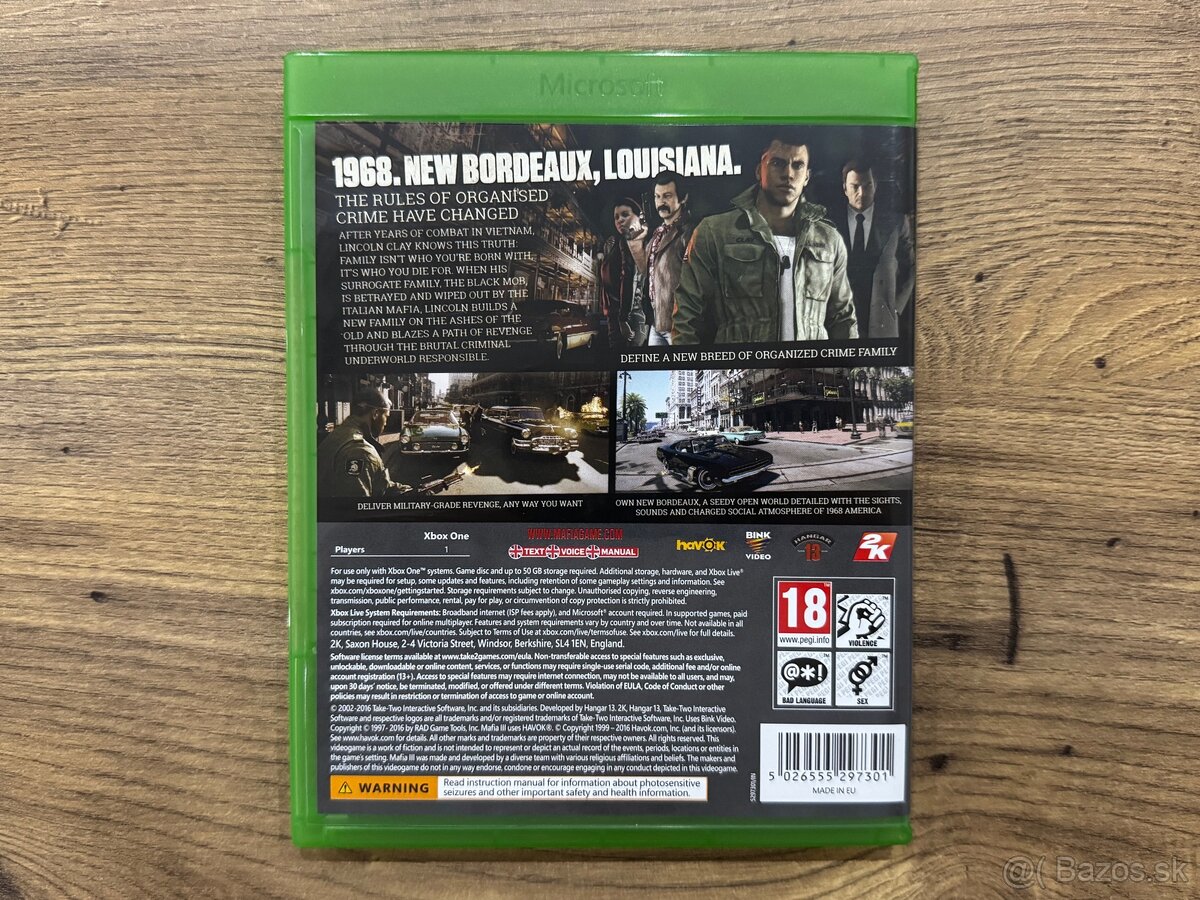 Hra Xbox One - Mafia 3 CZ - 2
