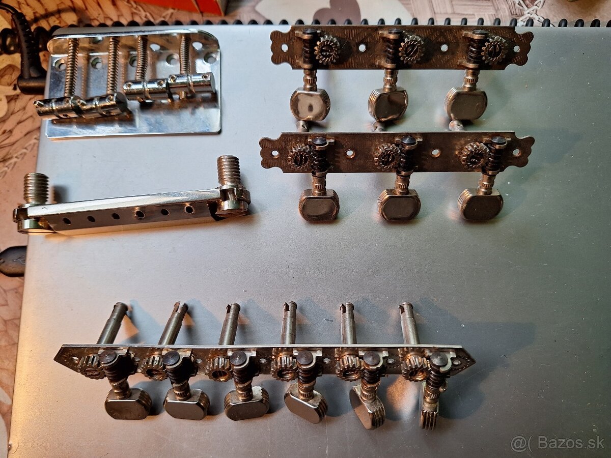 Nághradné diely ku gitarám a basgitarám. - 2
