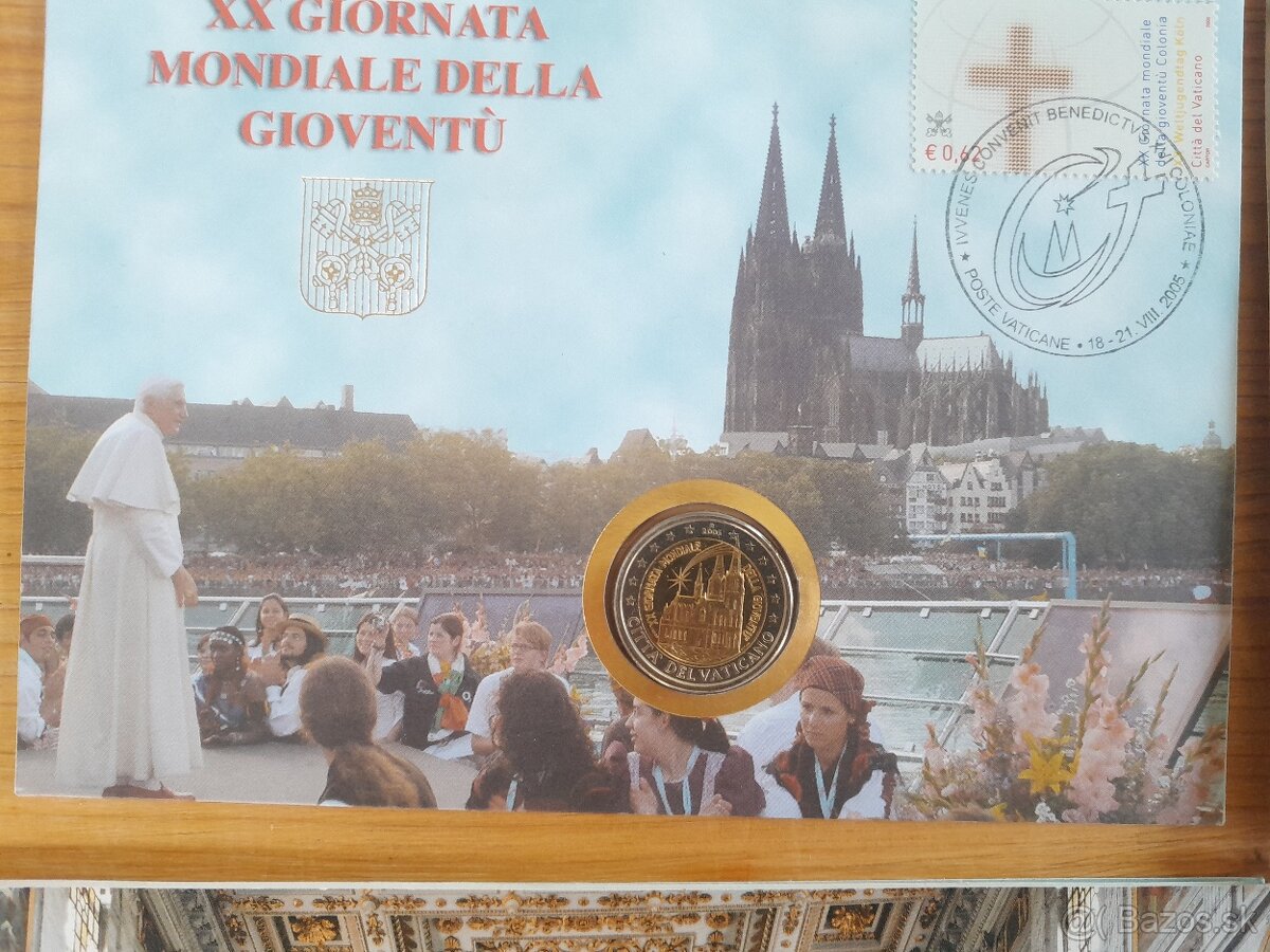 Vatikánske mince v numizmatických obálkach - 2