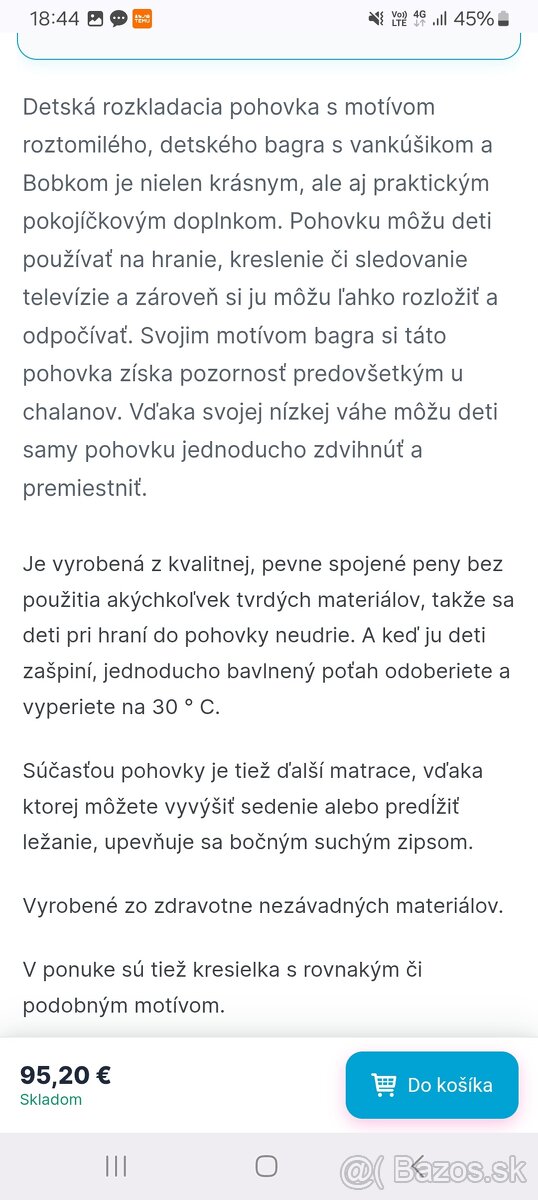 Detský gauč - 2