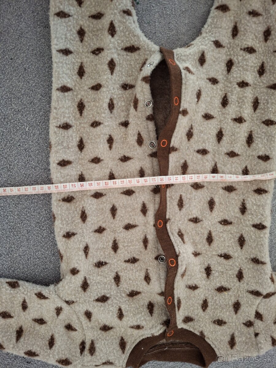 merino fleece overal 80/86 - 2