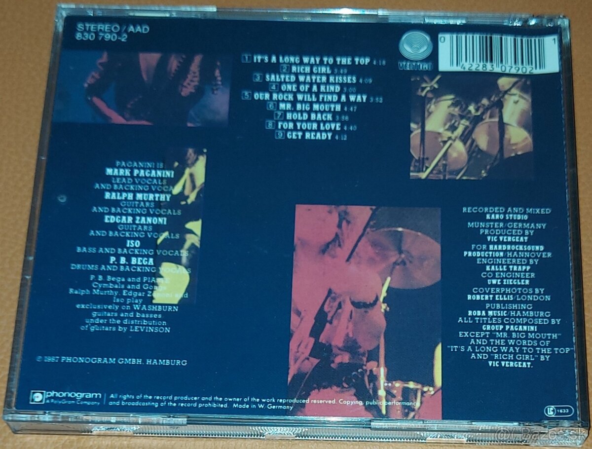 CD - PAGANINI - ITS A LONG WAY TO THE TOP 1987 - 2