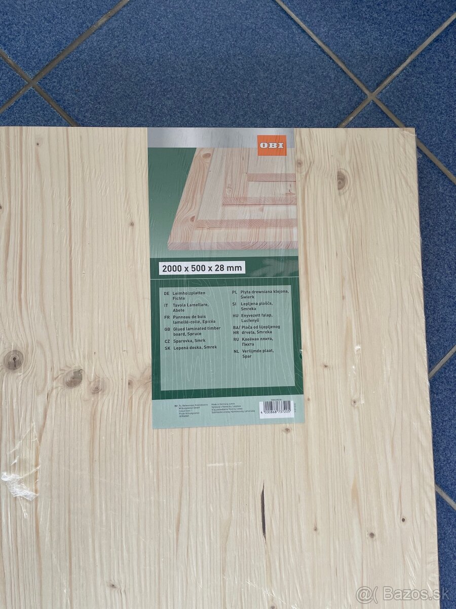 2 škárovky smrek 200 × 50 × 2,8 cm, 50 € - 2