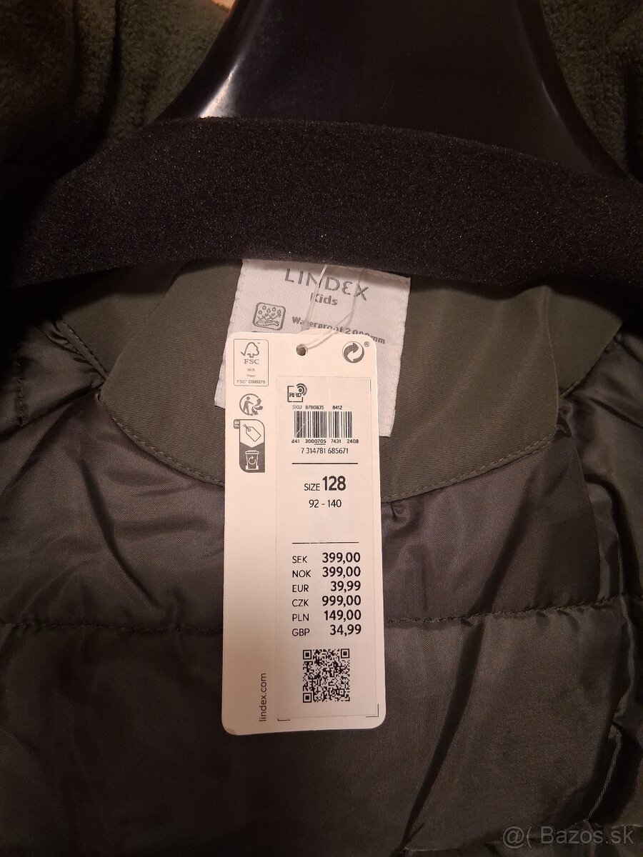 Detská bunda Lindex veľkosť 128 - 2