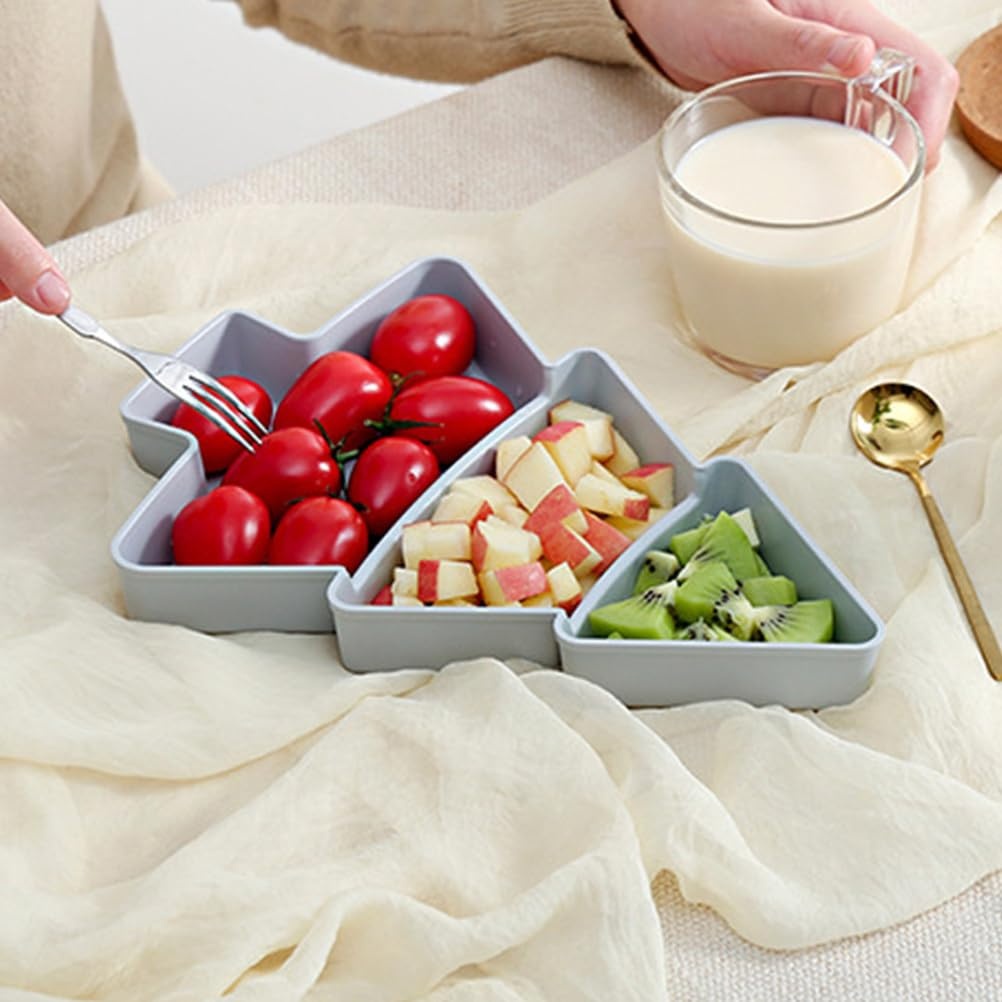 Taniere súprava čipsov a namáčania 3 priehradkové plastové - 2