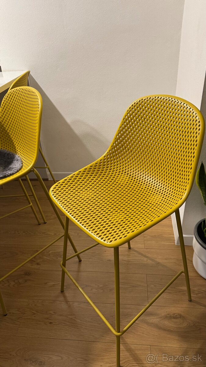 Dizajnové barové stoličky - super stav 3ks - 2