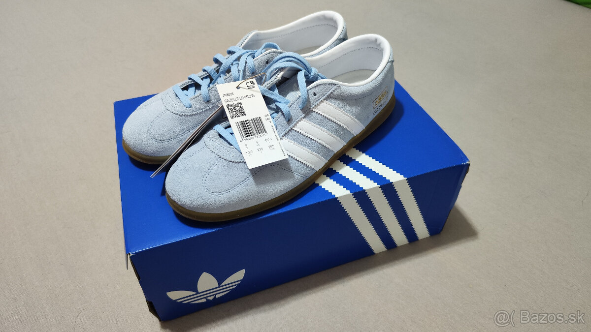 Adidas Gazelle Lo Pro svetlomodré, veľkosť 43 1/3 (UK 9) - 2