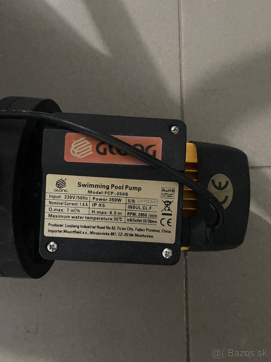 Predám bazénové čerpadlo + filtráciu - 2