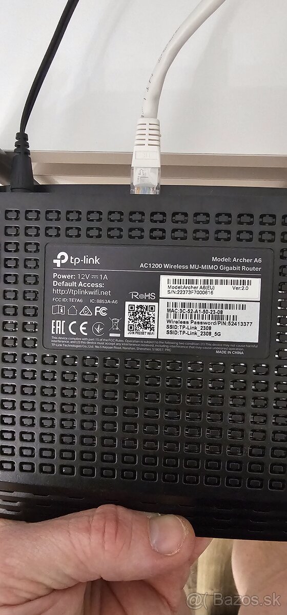 Wifi router TP Link archer a6 - 2