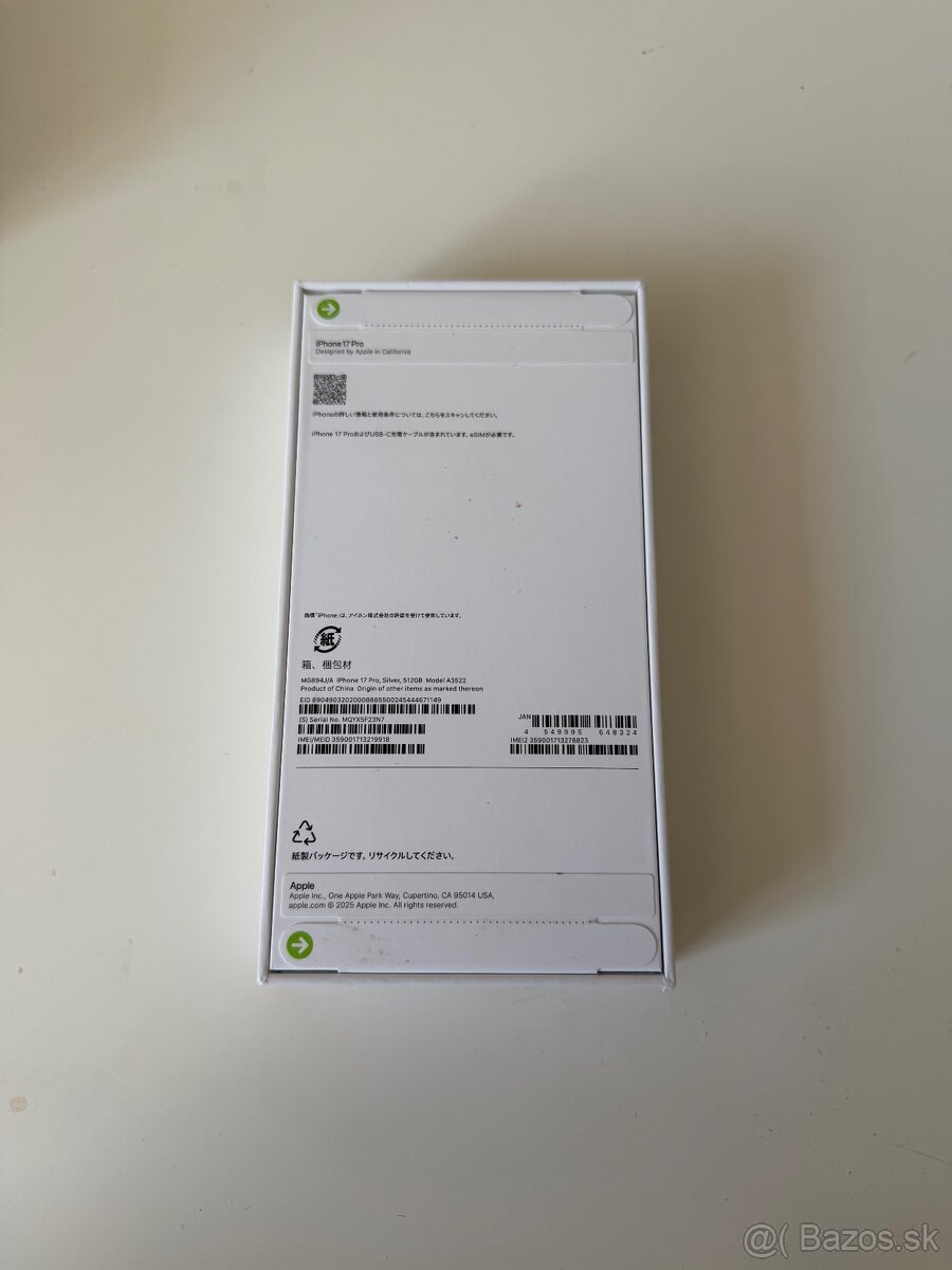 iPhone 17 Pro 512GB Nerozbalený - 2