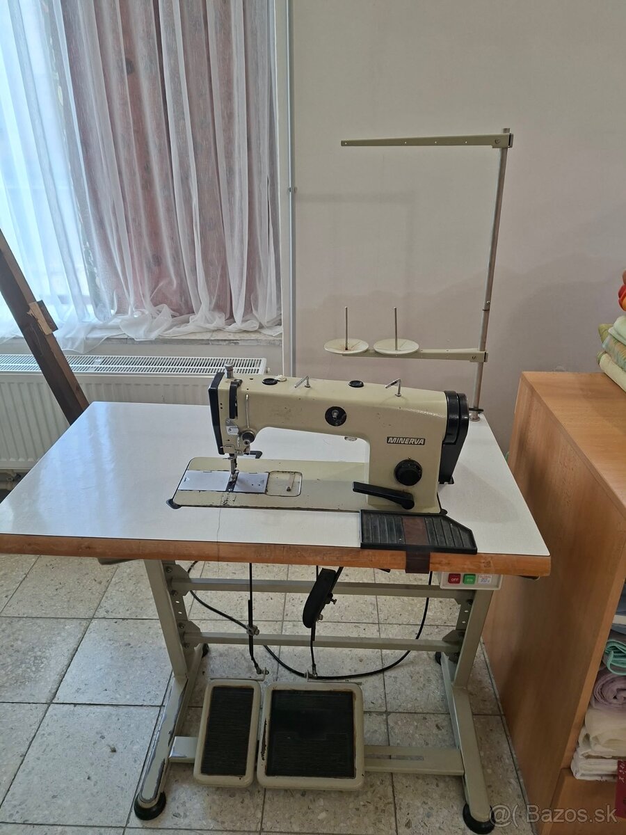 Predám priemyselný šijací stroj Minerva. - 2