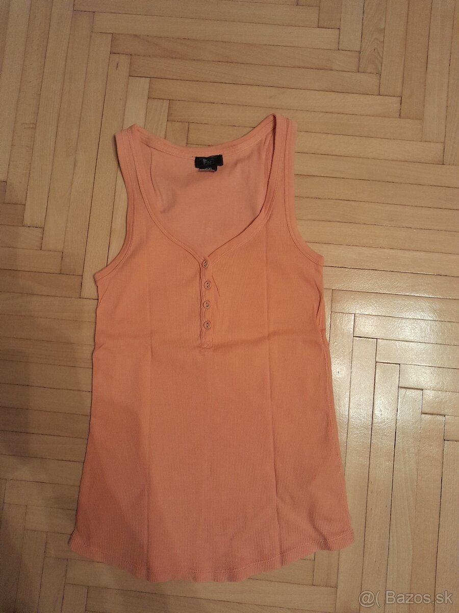 Tričko dámske, tielko, krátky crop top - 2
