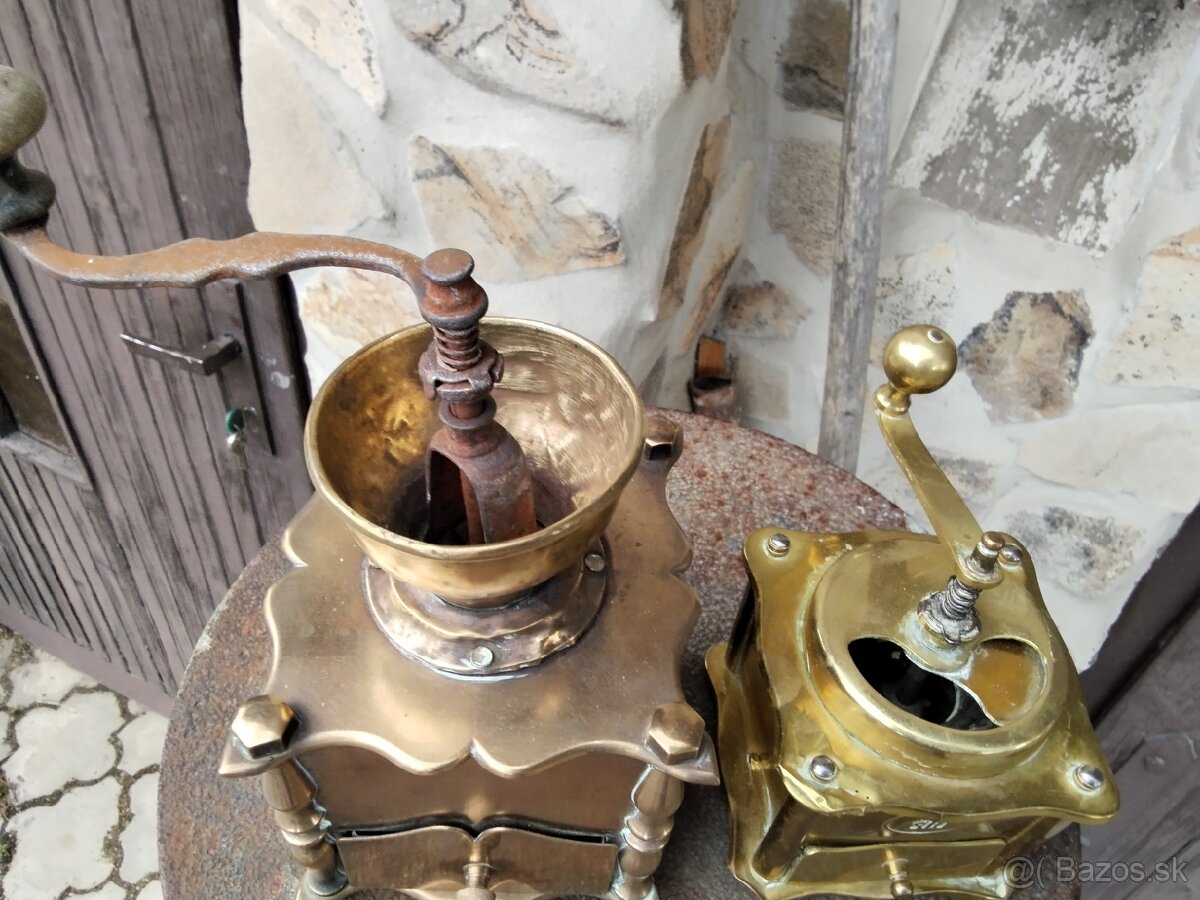 Mosadzné mlynčeky na kávu - 2