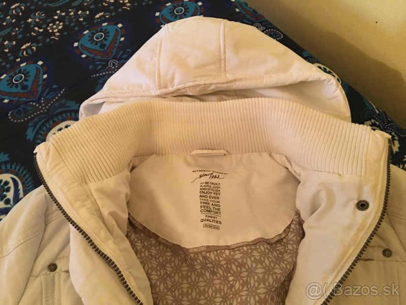 Dámska biela zimná bunda veľ.38 - 2