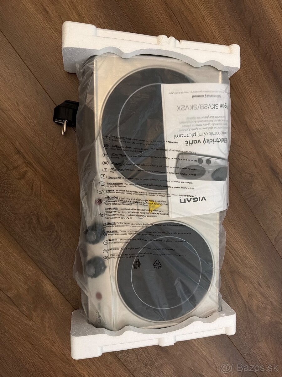 Sklokeramicky dvojvaric Vigab SKV2X - 2