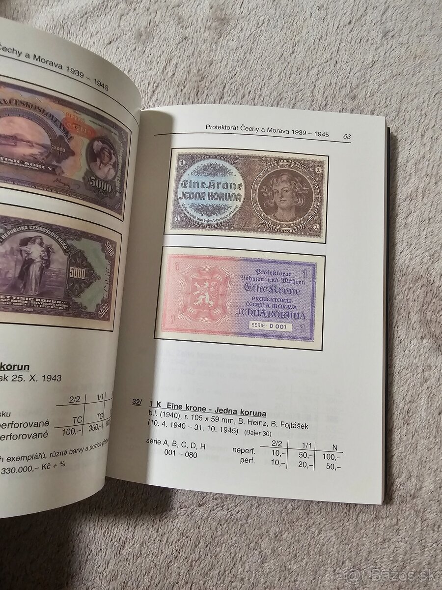 Katalog Bankovky ČSR - 2