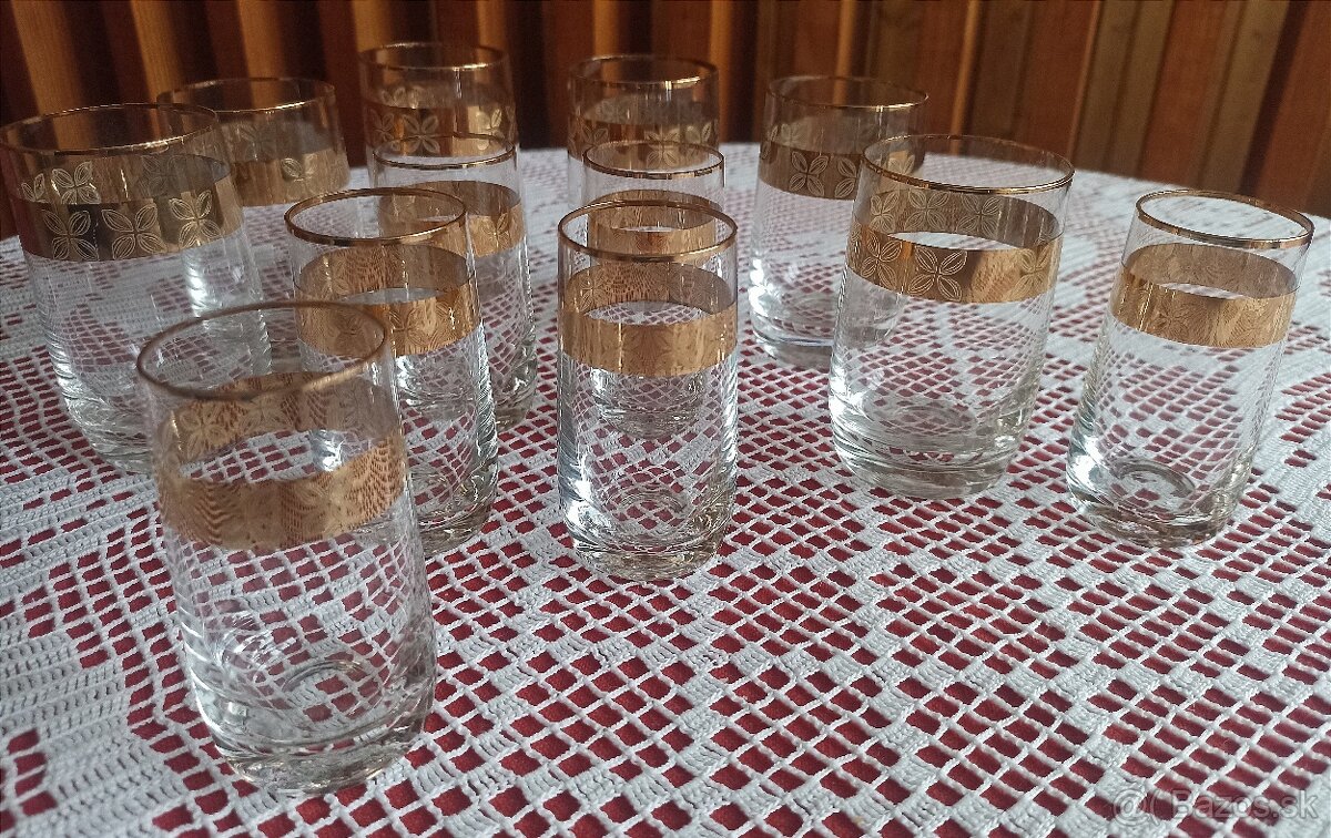 Set pohárov - vinové a stamperliky - 2