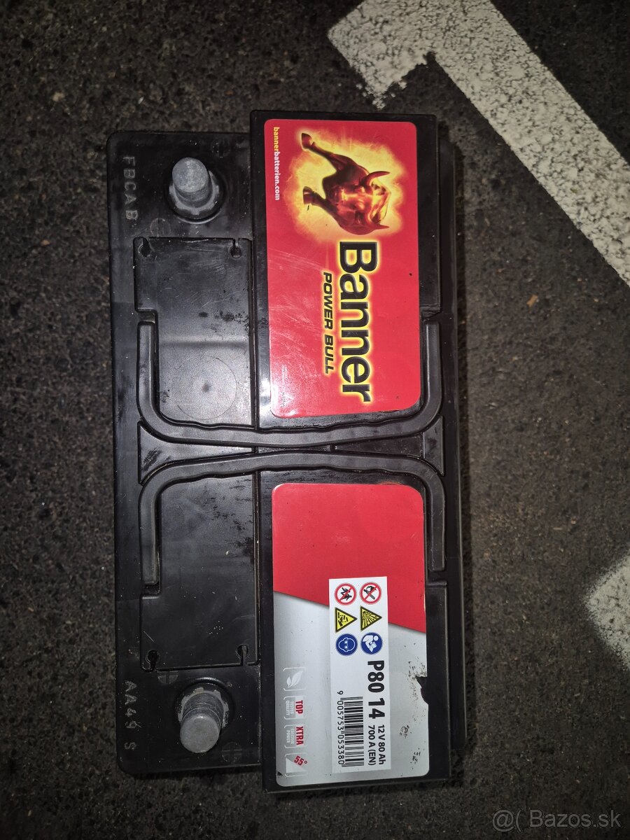 AUTOBATÉRIA - 12V 80Ah 700A - 2