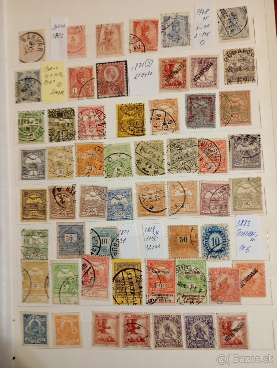 Album známok Maďarsko. - 2