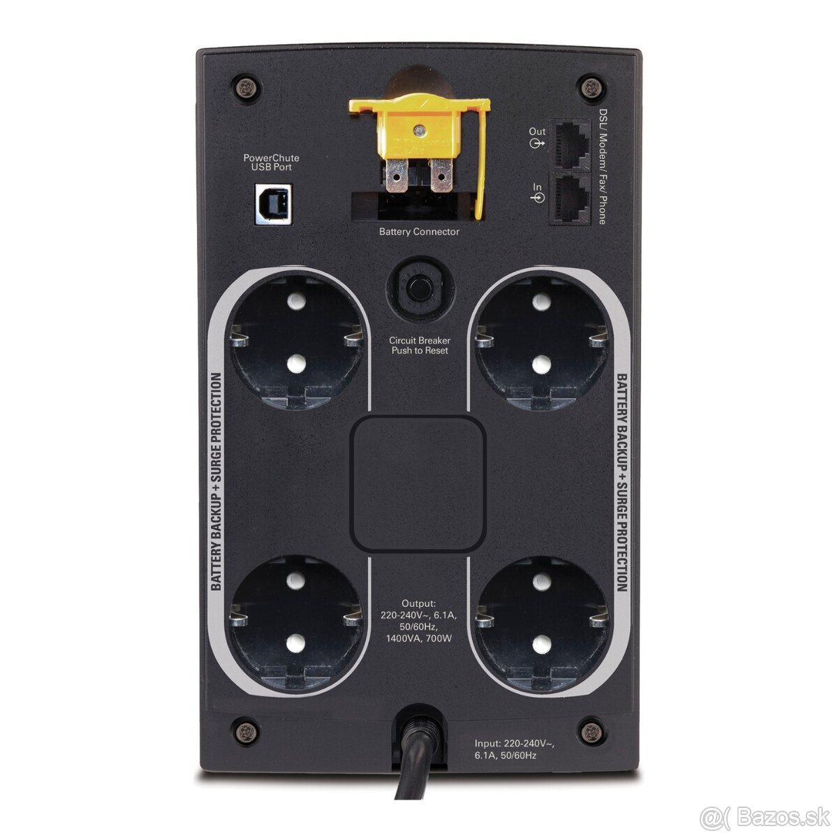 APC Back-UPS Line-Interactive 1,4 kVA 700 W - 2