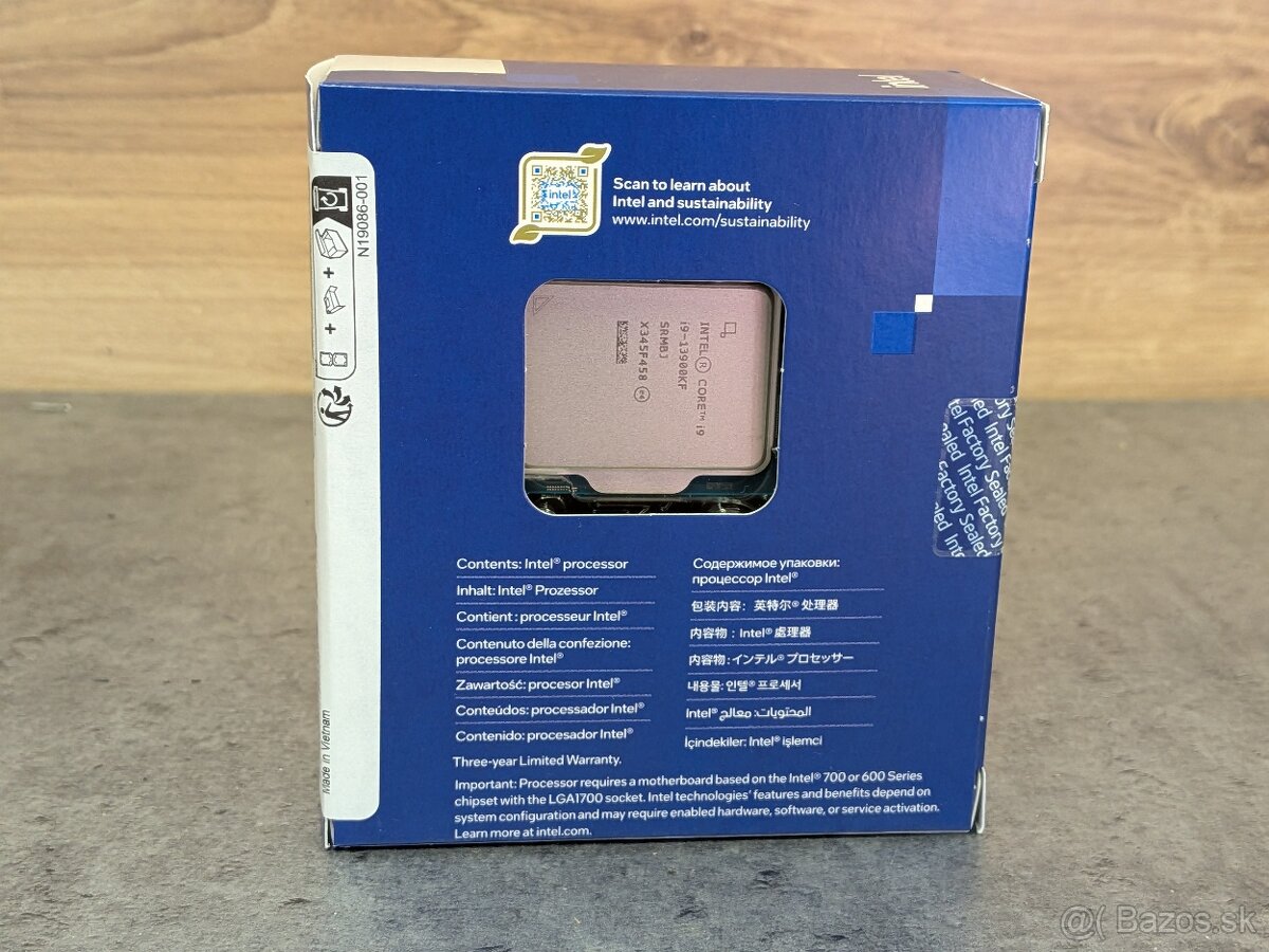 Intel Core i9-13900KF - NOVÝ - záruka do 01/2030 - 2