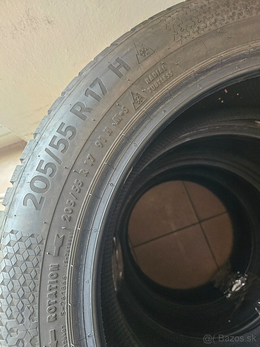 205/55 R17 Continental zimné pneumatiky - 2