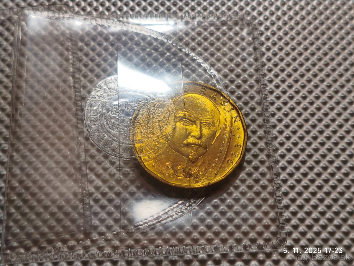 Mince pamätné 20kč 3 kusy každá iná cena spolu 10€ - 2