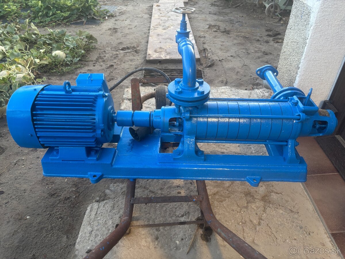 Priemyselné 8 turbínové čerpadlo s el. motorom 4 kW. - 2