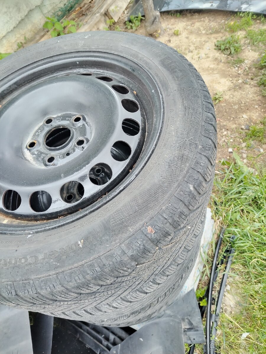 Predám zimné pneumatiky na O2, golf 5 - 2